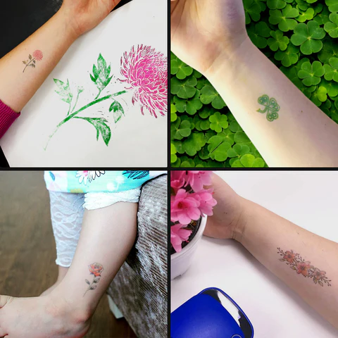 japanese flower tattoo stencils