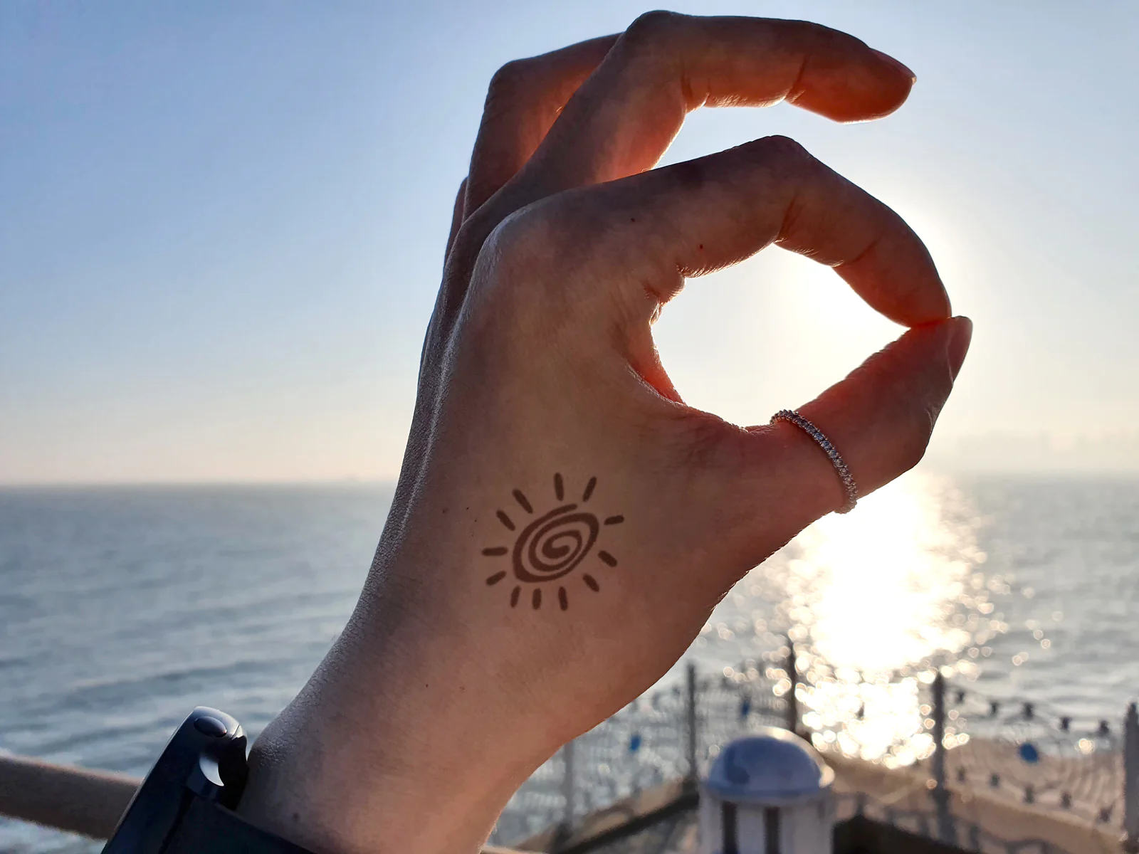 Matching Sun and Moon Best Friend Tattoos - wide 7